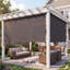 Cordless Outdoor Roller Shade 6' W x 8' L, Assembly Free Outdoor Patio Blinds with 420GSM Upgraded Fabric, 95% UV Blockout Roller Shade, Patio Shade for Outdoor & Indoor (No Need Crank)-1908462348-1908462337