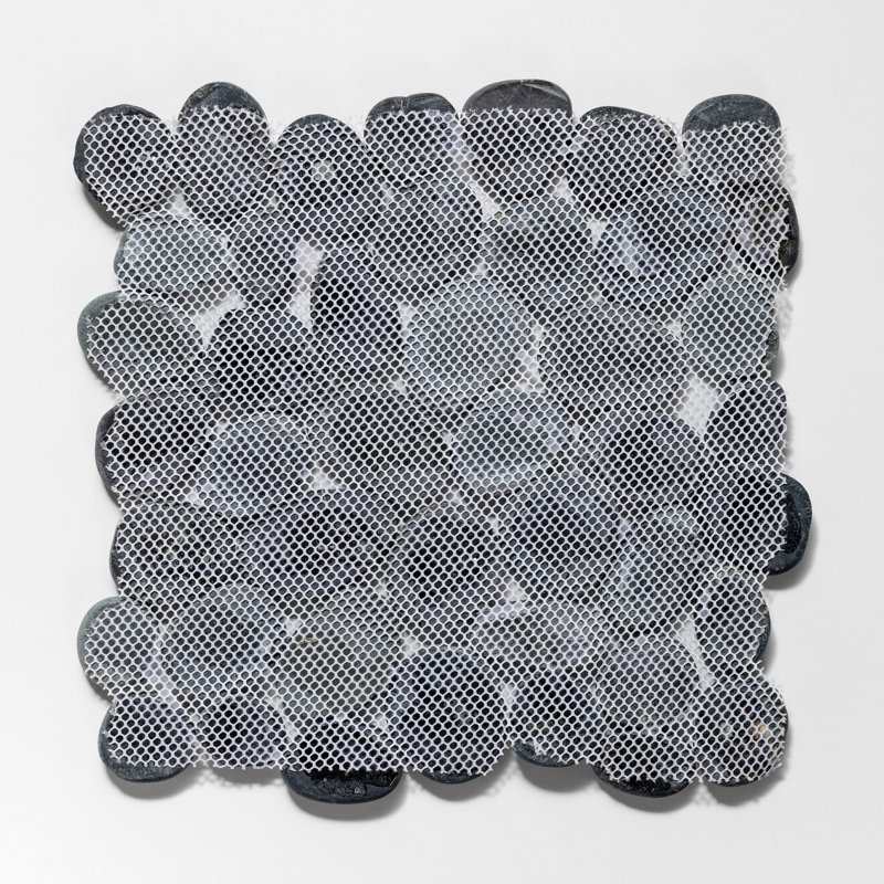 Natural Stone Mosaic Sheet Wall & Floor Tile, Black