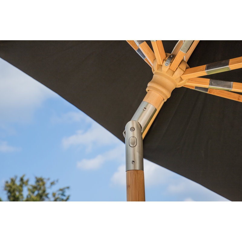 Malaya 250cm Parasol, Black