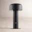 Lampe de table noire Zimmerman USB