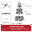 Flocked Artificial Christmas Tree-1111843910