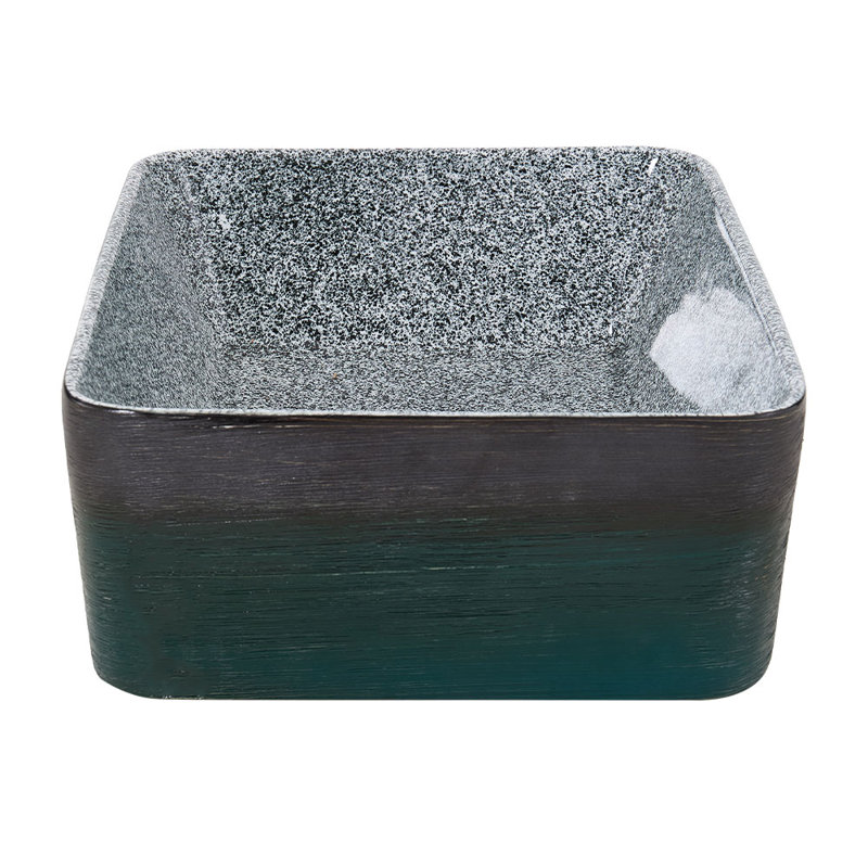 Metro Lane 31mm L x 40mm W Multicolour Ceramic Rectangular Sink