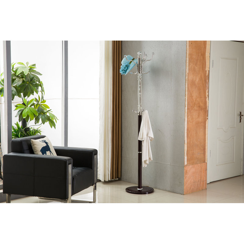 Belding Freestanding Coat Rack, Brown