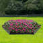 8.4'' H x 40'' W Black Metal Lawn Edging