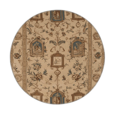 Tapis d'intérieur et d'extérieur brun français