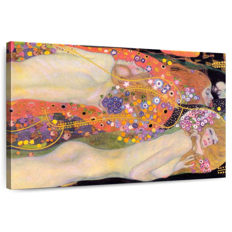 Leisha Water Serpents II 1907, 34" H x 51" W
