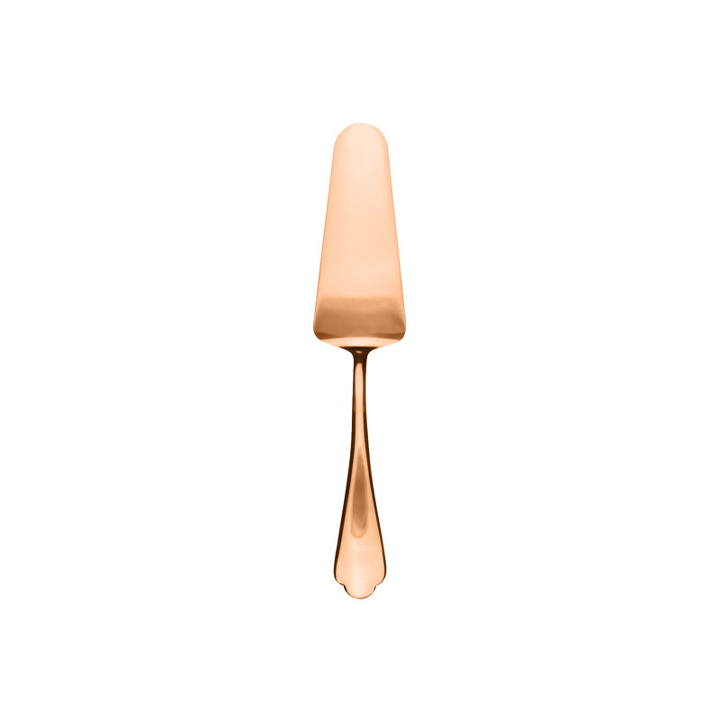 Dolce Vita Stainless Steel Cake Server, Pewter Bronze