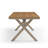 Rectangular Dining Table With X-Shape Base