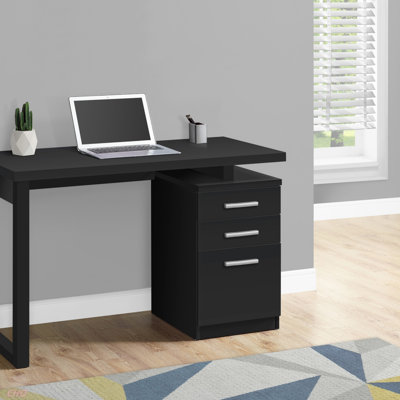 Computer Desk, Home Office, Laptop, Left, Right Set-Up, Storage Drawers, 48"L, Work, Contemporary, Modern