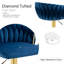 Swivel Yes Upholstered Velvet Bar Stool-515143449