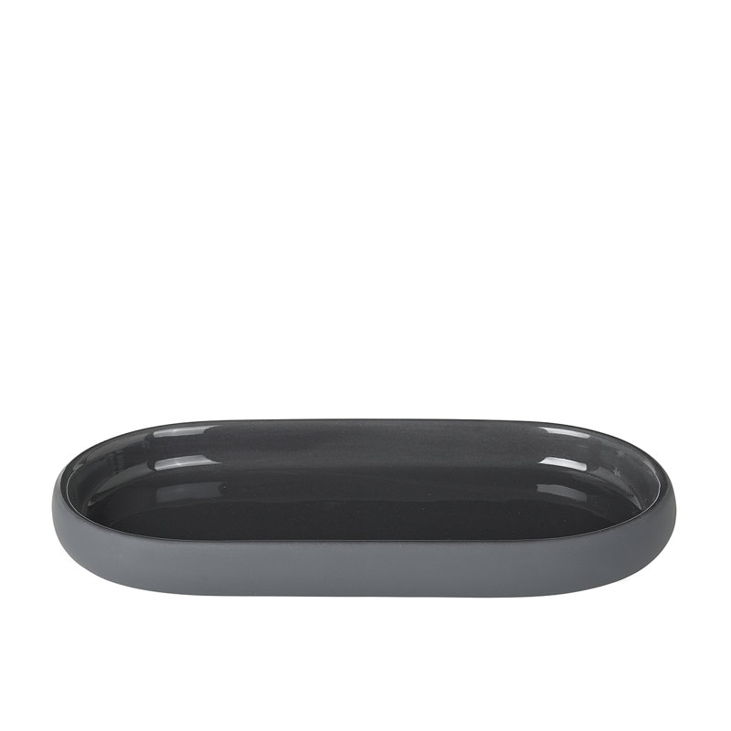 SONO Bathroom Accessory Tray, Magnet Charcoal