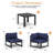Gilemette 8-Piece Modern Aluminum Outdoor Sectional Seating Group with Cushions & Coffee Table, Rust-Resistant Patio Conversation Set-562047089-564232441