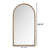 Full Length Arch Mirror In Golden Hue With Support For Bedroom & Living Charming Vintage Gold Stable Standing