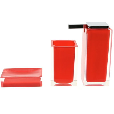 Currahee Resin Bathroom Accessory Set Bathroom Tray Tumbler