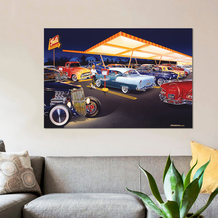 Ted par Bruce Kaiser - Reproduction de publicité sur toile tendue, H 8 po x l 12 po x P 0,75 po, Toile tendue