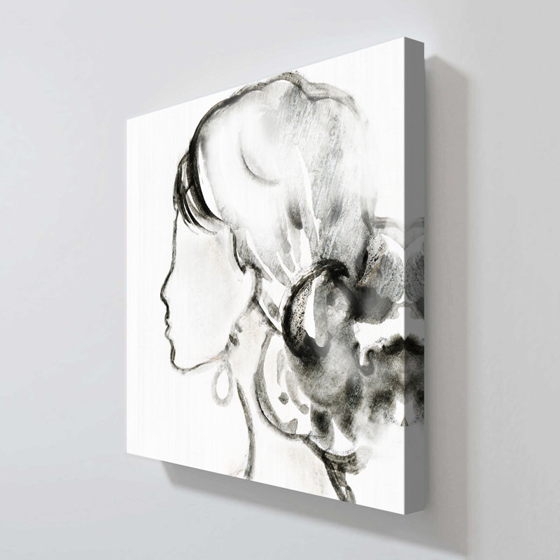 "Fashion Portrait II" par Tava Studios, reproduction sur toile, H 36 po x l 36 po x P 1,5 po