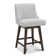 Orbay Swivel Upholstered Counter Stool with Metal Frame