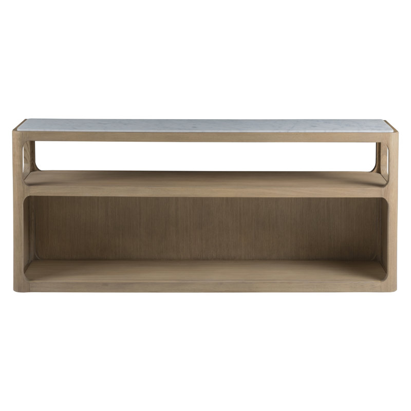 Simpatico 54'' Marble Top Console Table
