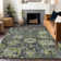 Machine Washable Indoor/Outdoor Christain ACN1321 Fern Rug