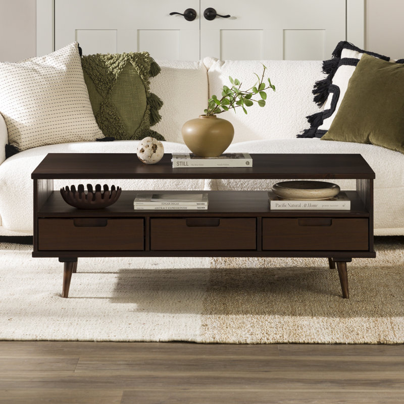 Solid Coffee Table, Walnut