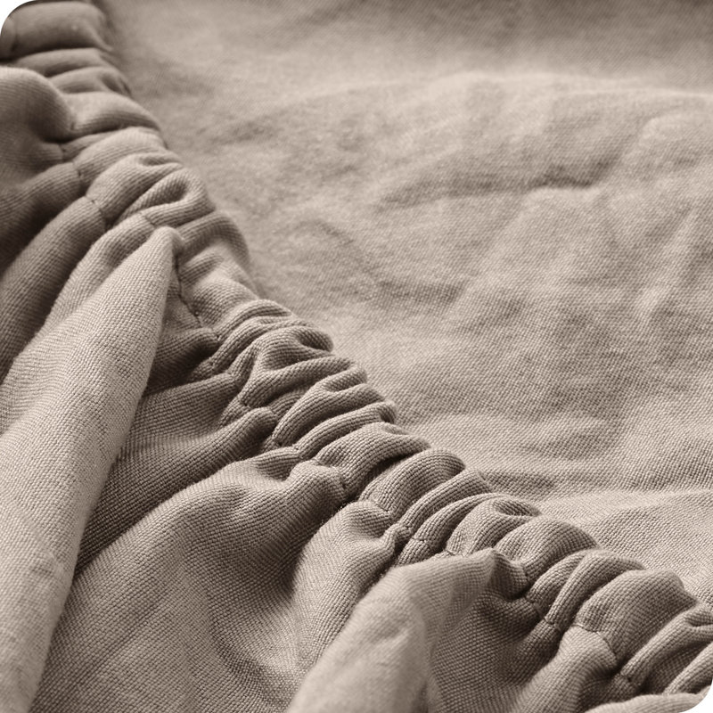 Full Size Sandwash Pebble Beach Microfiber Sheet Set