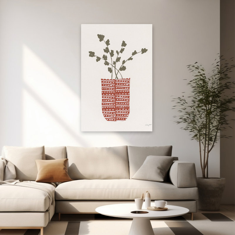 Vaisselle ombrée minimaliste et bohémienne I Hot Sauce, H 60 po x l 40 po