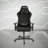 Techni Sport Adjustable Reclining Ergonomic Swiveling PC & Racing Game Chair in Black