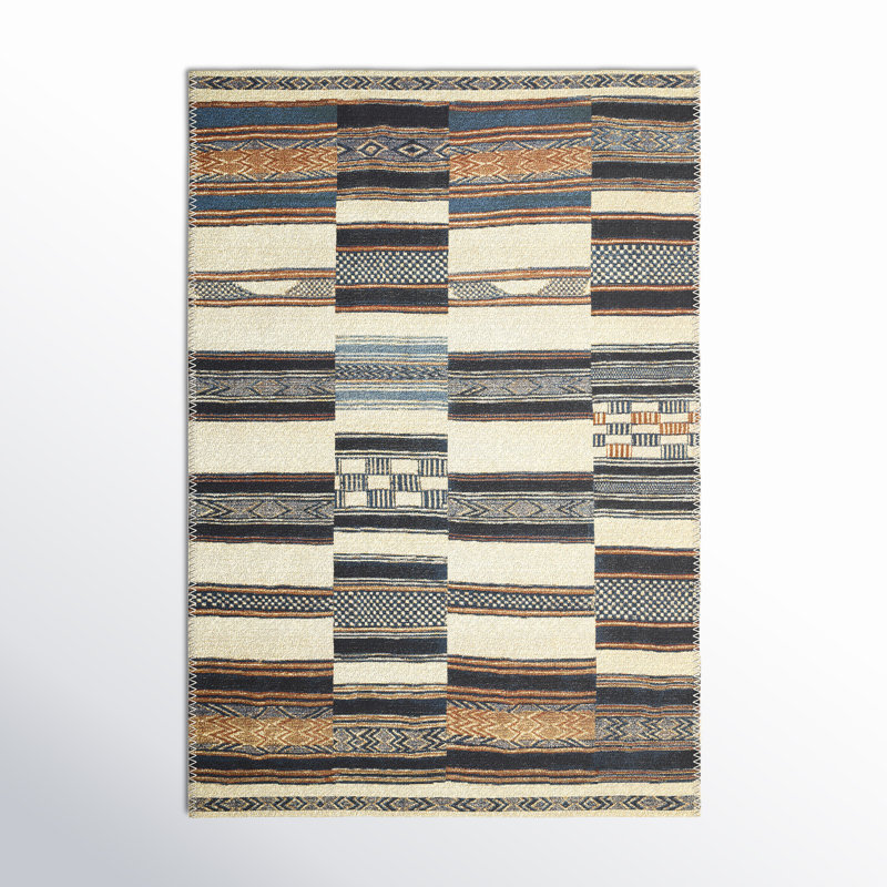 Oniel Geometric Machine Woven Area Rug , Rectangle 2'5" x 4'