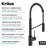 KRAUS Oletto Touchless Sensor Commercial Pull-Down Single Handle Kitchen Faucet with QuickDock Top Mount Assembly-66764879