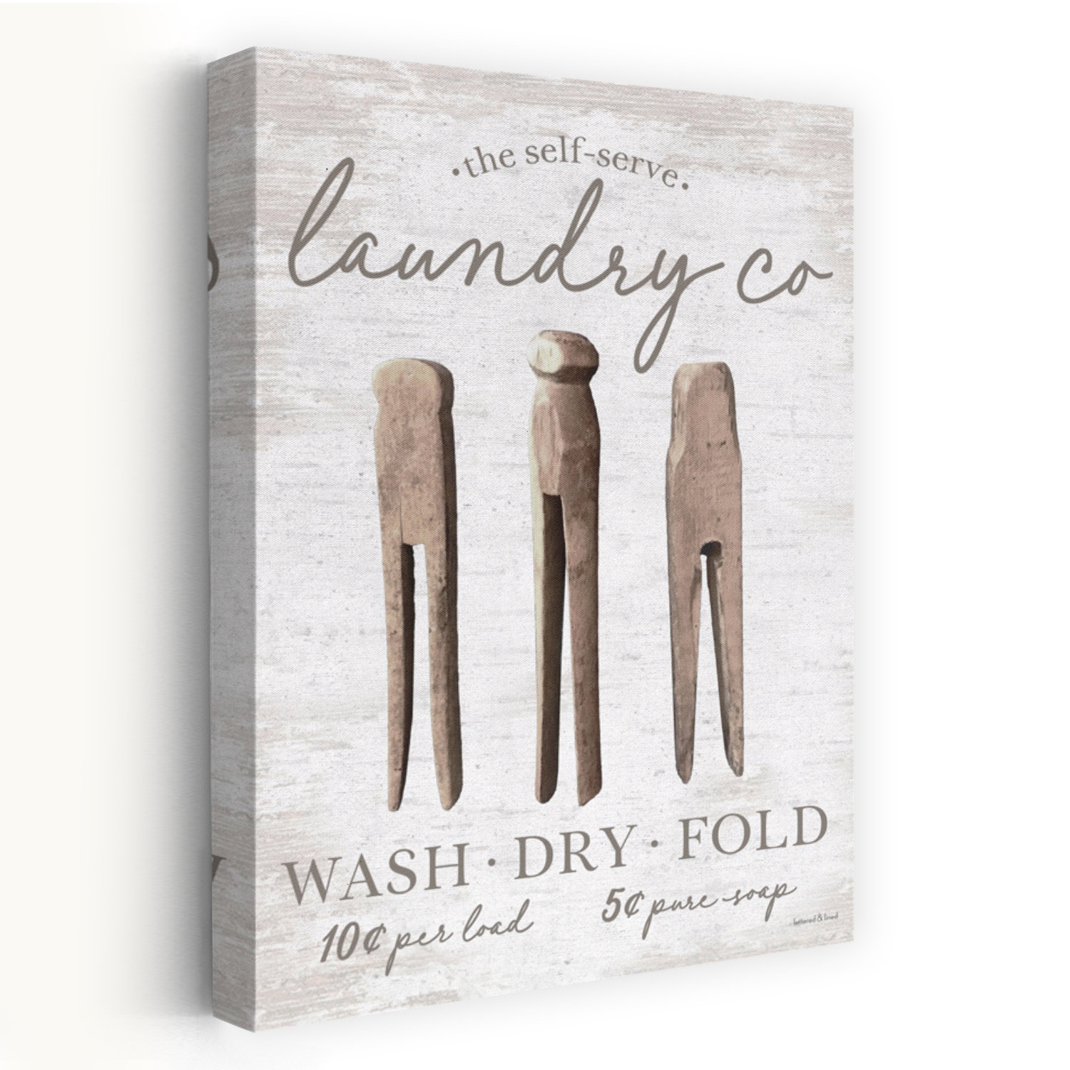 Ophelia & Co. Heirloom Laundry Co. - Modern Farmhouse Vintage Wooden ...