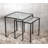 Ackworth Glass Top Frame Nest Of Tables