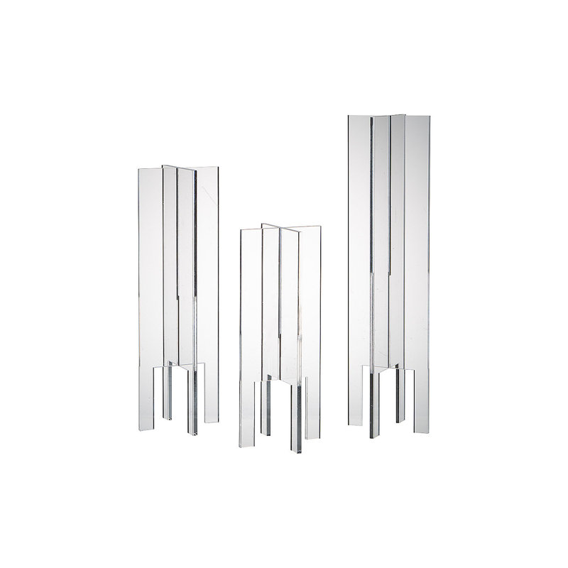 13.9'' H Plastic / Acrylic Tabletop Candlestick