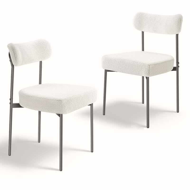 Ensemble de 2 chaises de salle à manger Boucle, 2