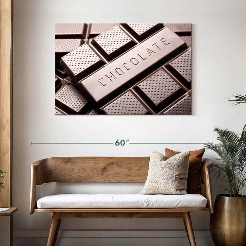 Chocolate Bar Pile, 30" H x 45" W