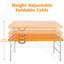 Table pliante portative de 4 pi pour une utilisation intérieure et extérieure, poids maximum 135 kg, facile à plier et à transporter, idéale pour le camping et les événements-126533025