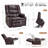 26'' W Oversized Dual Motor Power Lift Recliner Infinite Position With Heat And Massage, Faux Leather-97828951