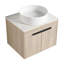 Ensemble de meuble-lavabo mural 24 po avec lavabo en céramique 24 po Modern Design-772344688