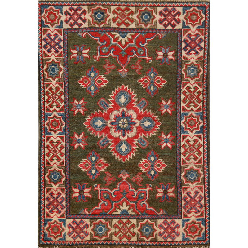 Tapis vert Kazak
