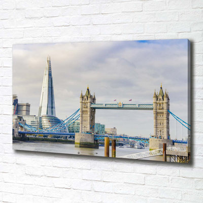 River Thames London - Wrapped Canvas Print