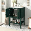 Meuble-lavabo 24 po avec lavabo supérieur, meuble-lavabo moderne avec 2 portes et meuble-lavabo simple