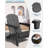 Folding HDPE Adirondack Chair, Weather-Resistant Outdoor Chair with Wood Texture, 380 lbs Capacity for Patio, Deck, Fire Pit, Poolside, Backyard-307225483