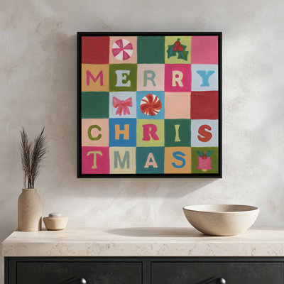 «Holiday Blocks I» par June Erica Vess, reproduction d'art