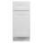 Design House Brookings Unassembled Shaker Base Kitchen Cabinet, White-1155642843