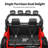 Outfunny 2-Seater Ride on Car Truck, 24V 2WD Ride on Toy Electric Car for Kids  w/Remote and Bluetooth ,Red-135831147