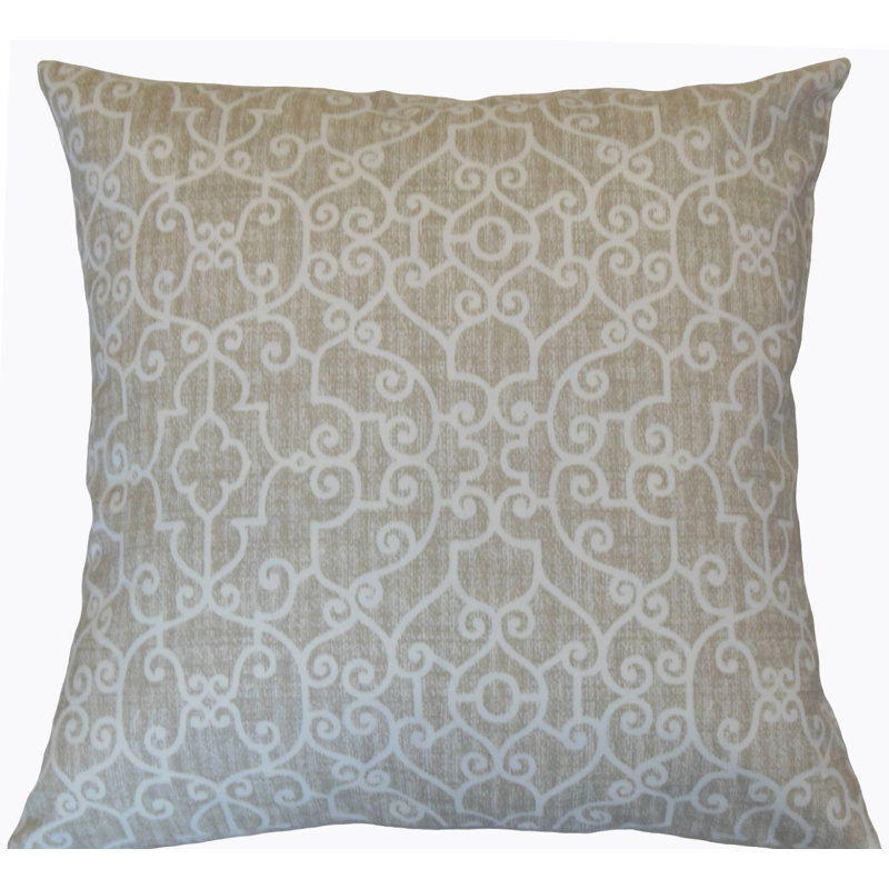 Coussin intérieur / extérieur Olimpia, Hauteur (20 po) x largeur (20 po), Gris