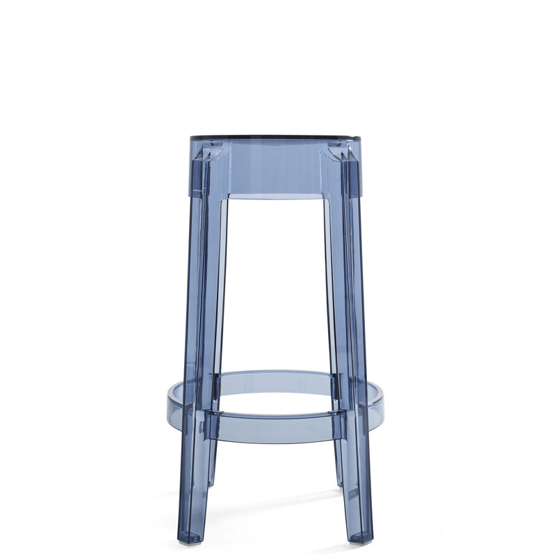 Tabouret de bar Charles Ghost, Tabouret de comptoir (siège d'une hauteur de 25,7, Poudre