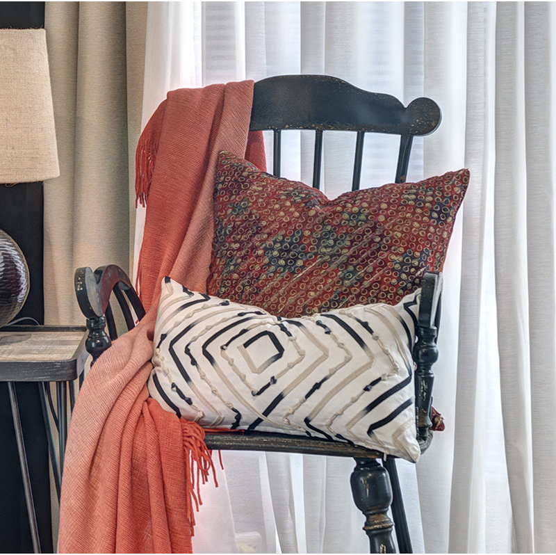 Housse de coussin en coton LeRay