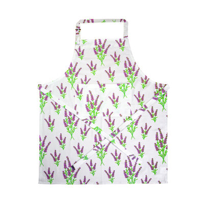 Maxime Floral Cotton Bib Apron