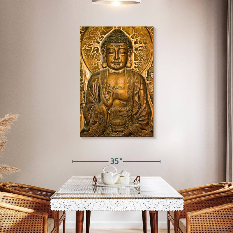Adella Buddha Mural, 45" H x 30" W