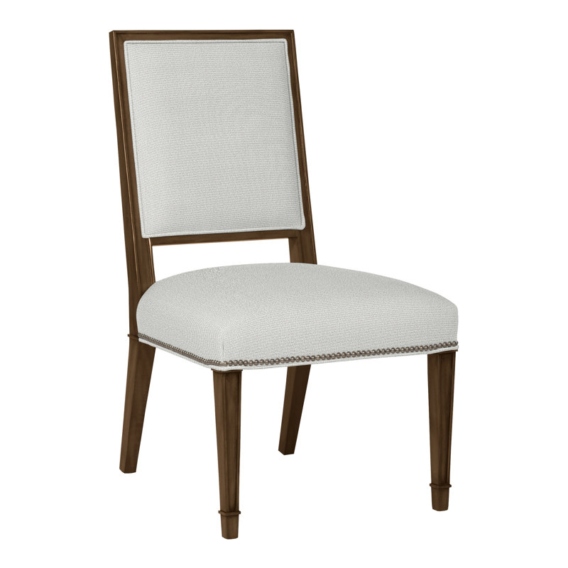 Michael Weiss Leighton Side Chair, Havana, Callaloo Cotton, Yes
